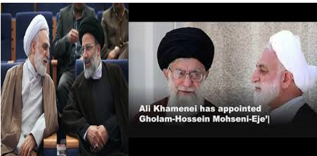 Finally, Gholam-Hossein Mohseni-Eje’i, head of the judiciary