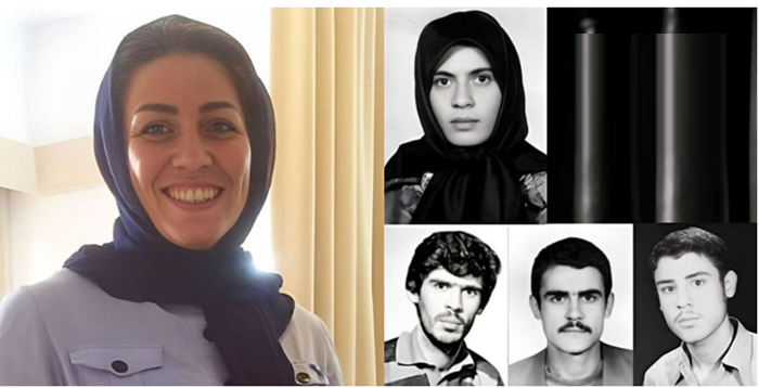 Maryam Akbari Monfared and her four siblings slain in the 1980s.