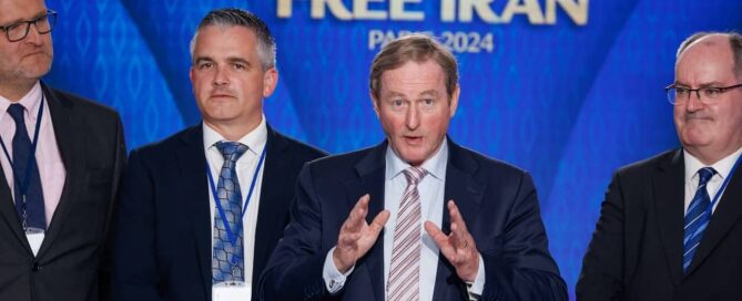 In a speech delivered at the Free Iran 2024 World Summit on June 29, former Irish Prime Minister Enda Kenny called for a concerted global effort to address the oppressive regime in Iran.