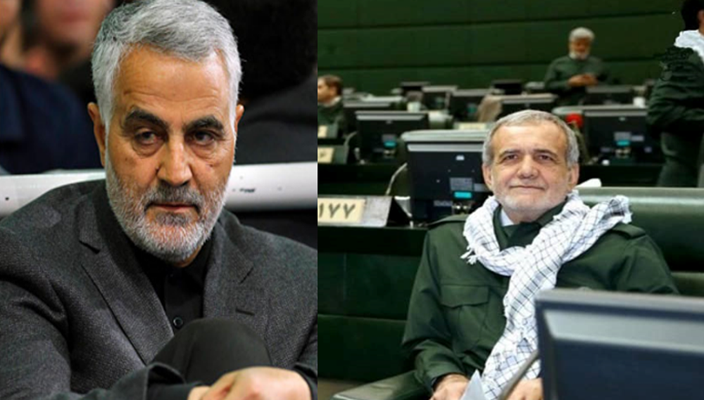 Pezeshkian described Qassem Soleimani as “a symbol of Iranian pride and honor” and acknowledged that his presidency would not have happened without Khamenei’s support.