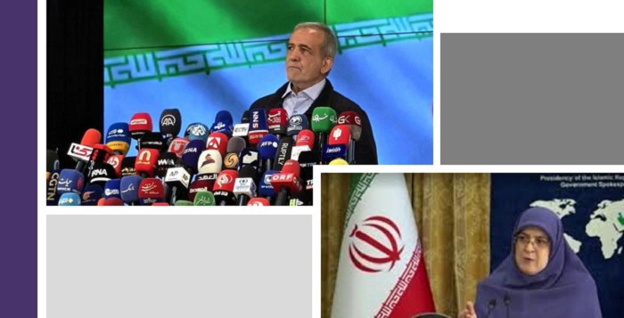 Iranian President Masoud Pezeshkian and his spokesperson, Fatemeh Mohajerani, downplayed the significance of the U.S. election outcome, claiming it “makes no difference” whether Trump or Biden holds office.