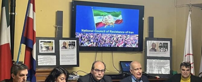 Along Associazione Meridiana, supporters of the Iranian Resistance held a human rights conference in Rivoli, Italy – March 2025