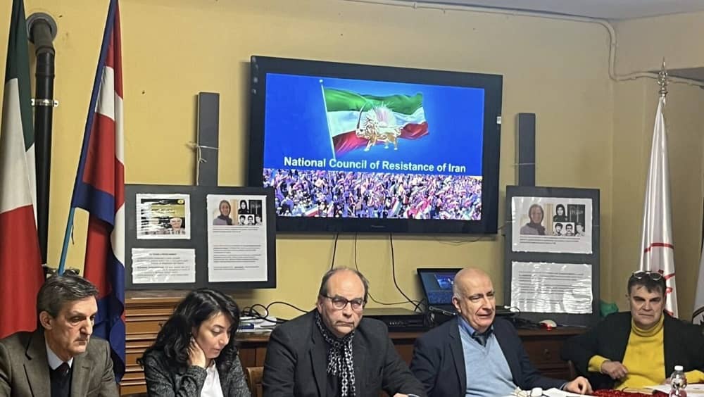 Along Associazione Meridiana, supporters of the Iranian Resistance held a human rights conference in Rivoli, Italy – March 2025